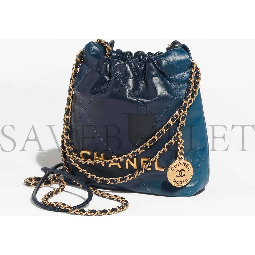 CHANEL 22 MINI HANDBAG AS3980 B10681 NN490 (20*19*6cm)